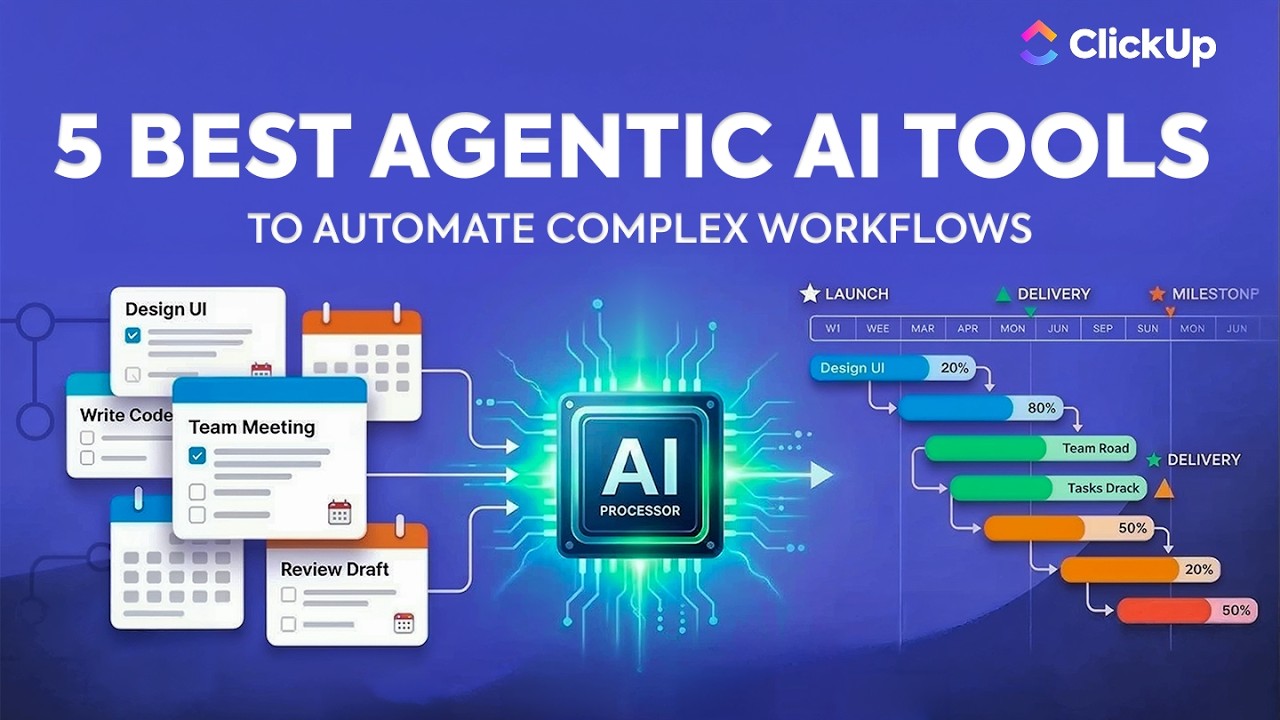 Top 5 Agentic AI Tools to Automate Complex Workflows (2026) - YouTube