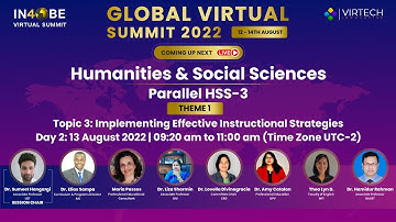 Parallel Sessions Theme 1 Topic 3: Implementing Effective Instructional Strategies