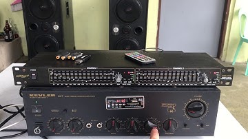 Mega Bass test, Kevler Gx7/KEQ-215R Equalizer