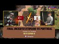 Partida de final incierto 1 vs 1 Otomanos vs Portugal en AOEIII