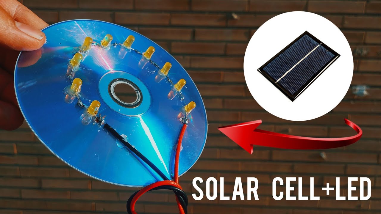 Free Energy 100%, How to make 5.3 V solar cell from LED - YouTube