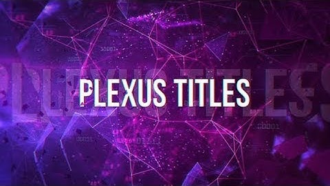After Effects Template: Hi-Tech Dynamic Titles