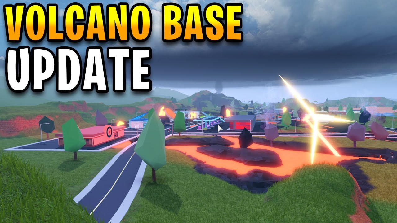 New Volcano Base Part 1 Update Is Here Roblox Jailbreak Youtube - volcano base roblox jailbreak