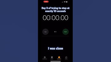 Day 3 of trying to get to stop at exactly 10 seconds #subscribe #timing #stopwatch #fypシ