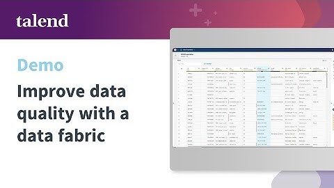 Demo - Exploiting a data fabric to drive data literacy and data democratisation