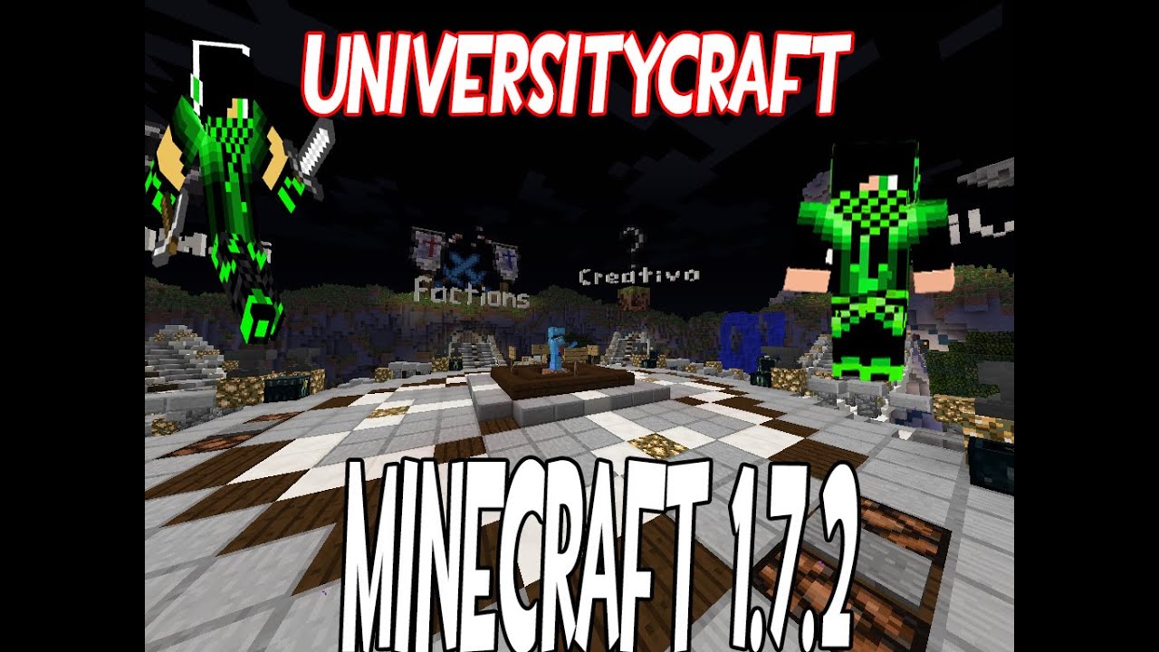 Server para Minecraft 1.7.2 No premium y ¡SIN LAG! - "universitycraft ...