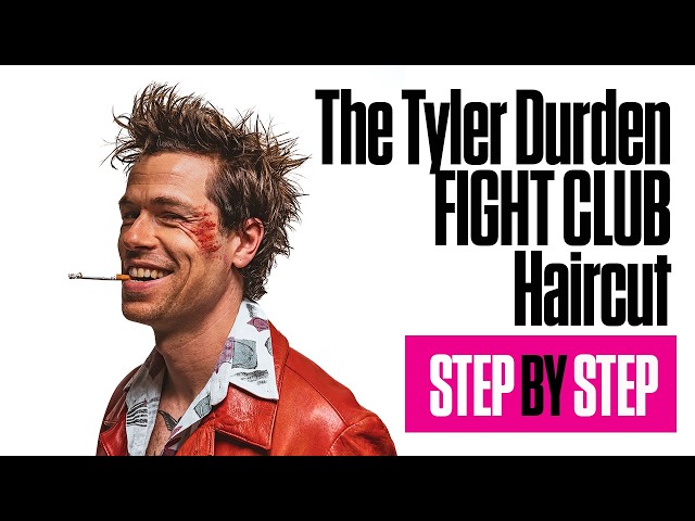 How To Style Tyler Durden's Haircut from Fight Club
