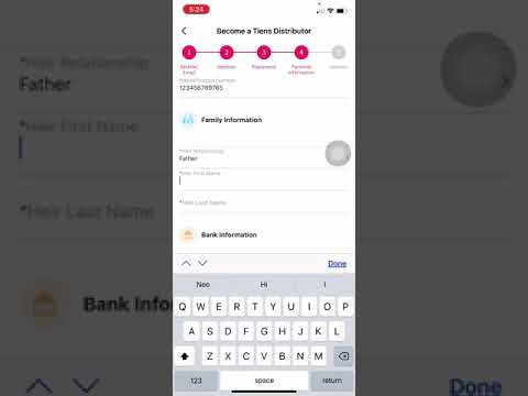 How to join as a distributor through - Tiens VShare Mobile Application