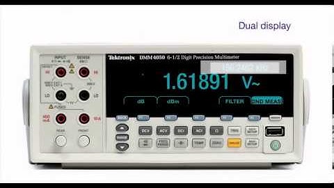 Tektronix DMM4000 Series Demo