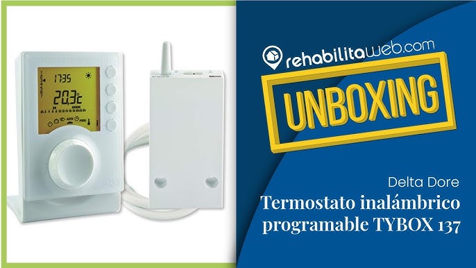 Termostato inalámbrico programable TYBOX 137 Delta Dore