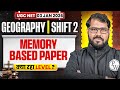 UGC NET DEC 2025 Geography Paper Analysis | UGC NET Geography Memory Based Paper