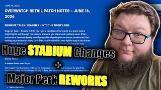 HUGE Stadium Changes and PERKS Refresh! | Overwatch Patch Notes Season 3