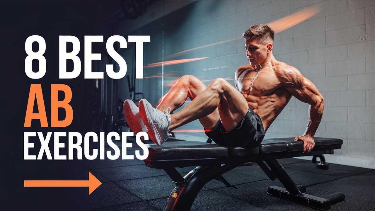 Bench Abs Exercise 8 BEST BENCH AB EXERCISES - YouTube