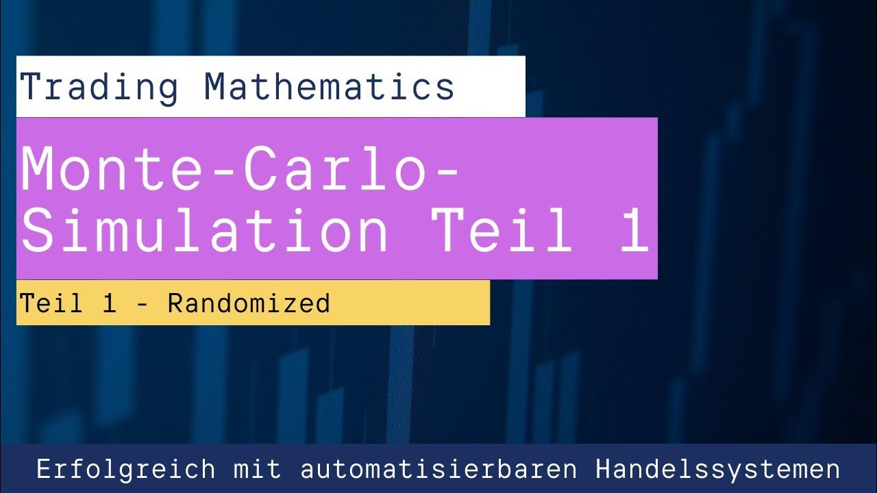 MonteCarlosSimulation im Trading mit Excel Teil 1 Randomized