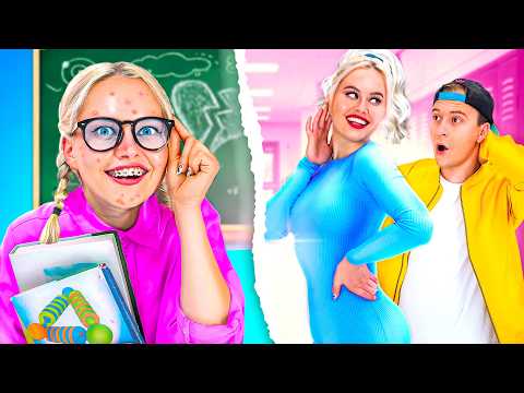 Nerd vs Popular: Can Chloe Become Popular? | Funny School Situations