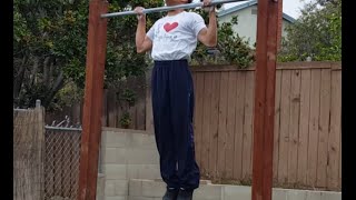 33 strict one second dead hang pull ups!