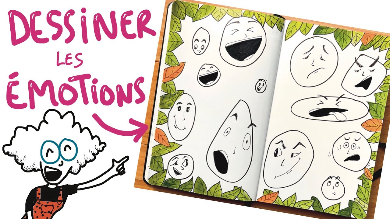 Tuto, comment dessiner les expressions du visage facilement - YouTube