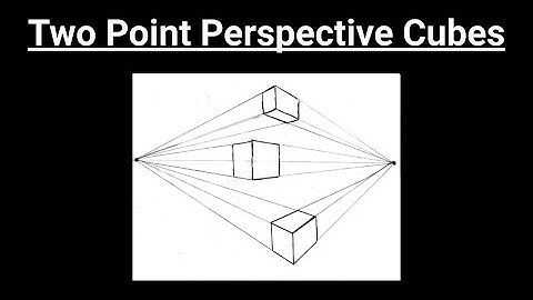 Two Point Perspective Cubes