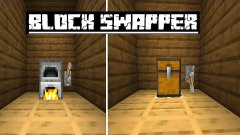 How to Build a Block Swapper in Minecraft (Bedrock/Xbox/PS4/Nintendo Switch/Windows 10)
