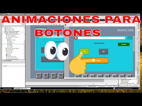 CÓMO CONFIGURAR ANIMACIONES para los BOTONES con WINCC TIA PORTAL - PLC ESPAÑOL ?!!! 140