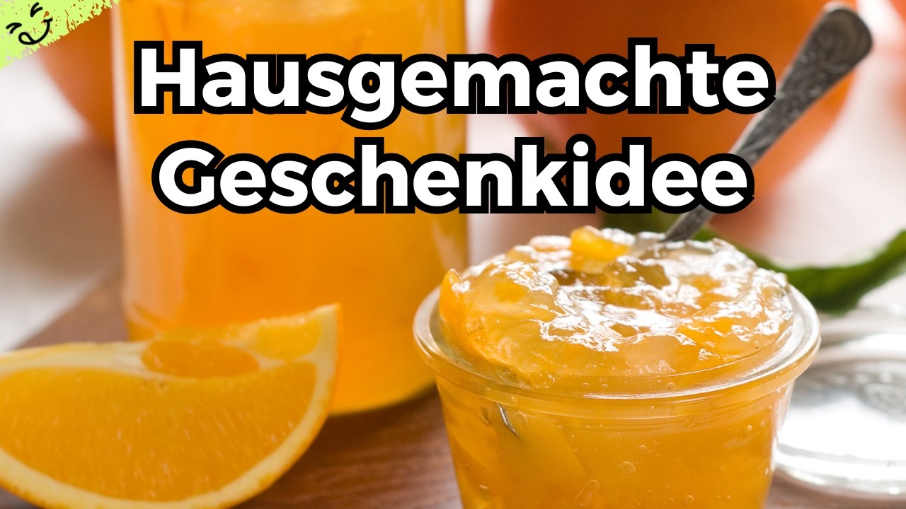 Orangen-Marmelade mit nur 3 Zutaten einfach selber machen!