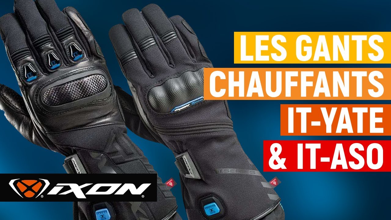 Gants chauffants moto IT YATE IXON : équipez-vous pour l'hiver !