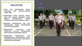 Pembacaan janji satpam