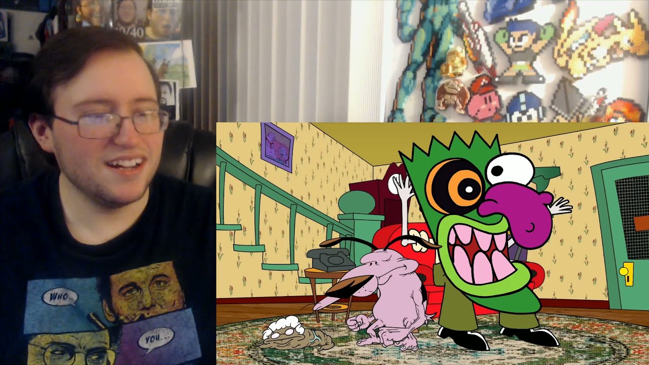 Gor's "PINK LOVEABLE DOG (Courage the Cowardly Dog Parody) by Meat