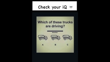 Only 1% People Can Answer This Right! 😲 | Truck Puzzle IQ Test#viral #shorts