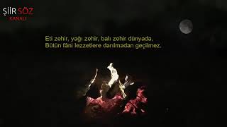 Neçip Fazıl Kısakürek Geçi̇lmez Şiiri Hayati Inanç