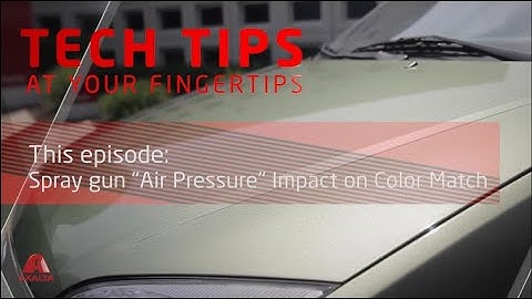 Tech Tip Ep. 21: Profitability - Spray Gun Air Pressure Impact on Color