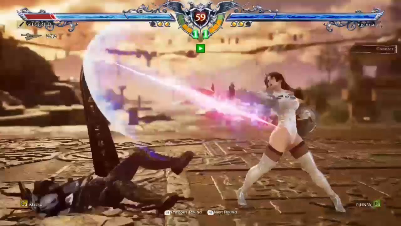 SOULCALIBUR VI [PC] - Victoria Langley vs Siegfried - YouTube