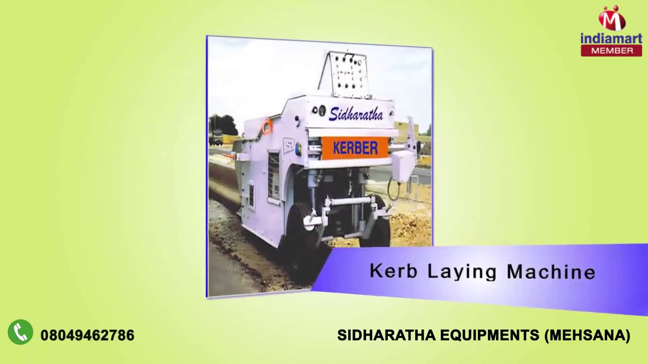 Construction Machinery And Equipment By Sidharatha Equipments, Mehsana
