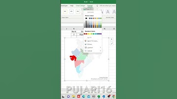 map chart in excel tricks and tips #shorts