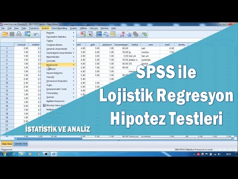 Video: Lojistik regresyon ne işe yarar?