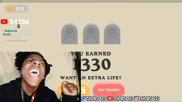 IShowSpeed Sings ABC after dying in Dumb Ways To Die 😂