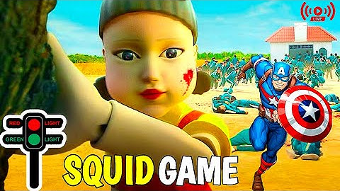 🚦 Red Light Green Light 3D Live | 🦑 Squid Game Mobile | 💥 Funny Moments | Non-stop Crazy Gameplay 🎮