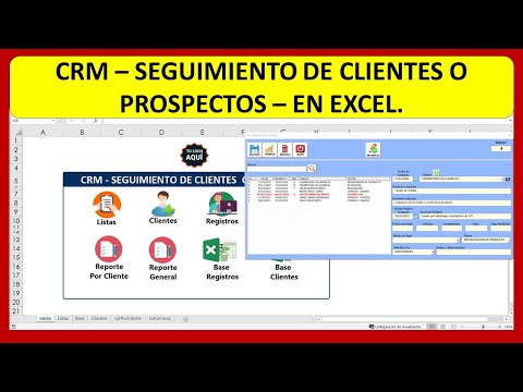 ? CRM en Excel - Seguimiento de CLIENTES o PROSPECTOS | Base de Datos de Clientes en Excel.