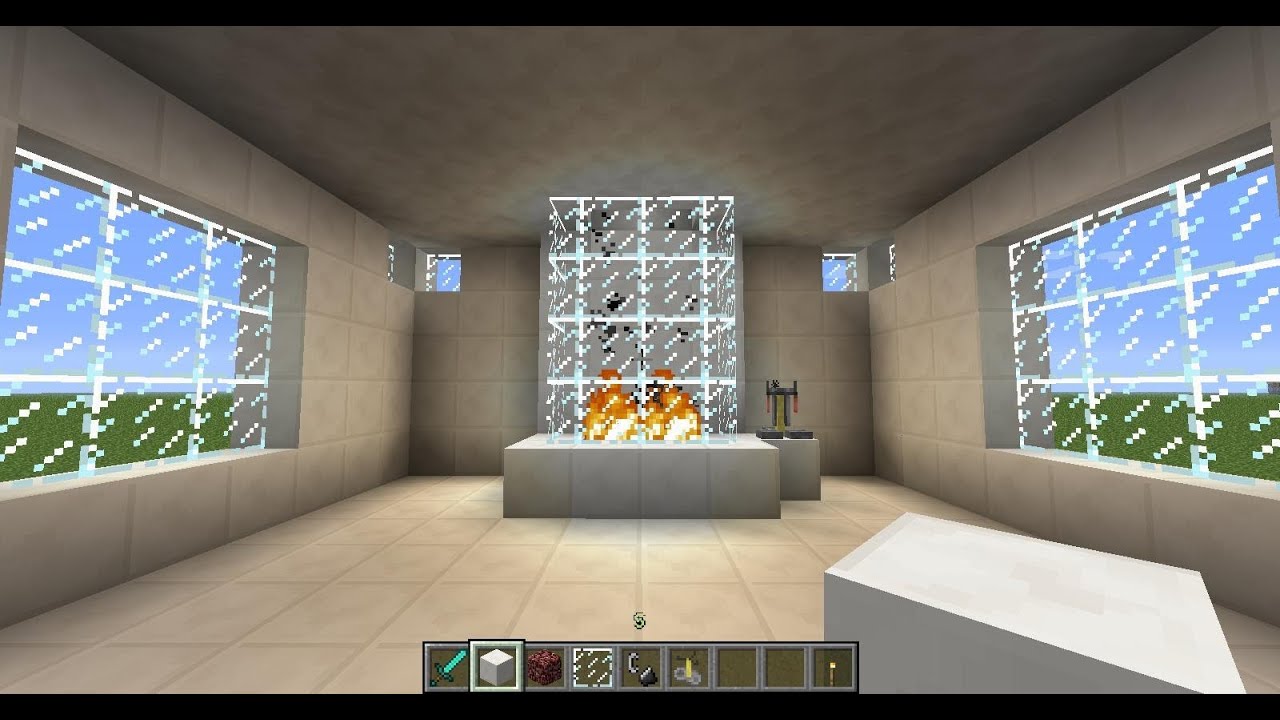 Minecraft tuto comment faire une cheminée belle, moderne et ...
