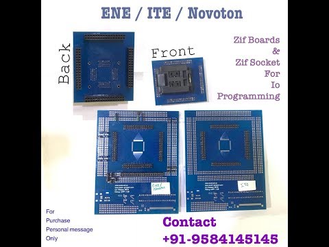 LaptopRepair How to program an #ENE IO Using #Svod3 and Zif Socket
