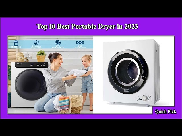 ✓ Breaking Down the 10 Most Powerful Portable Dryers of 2023