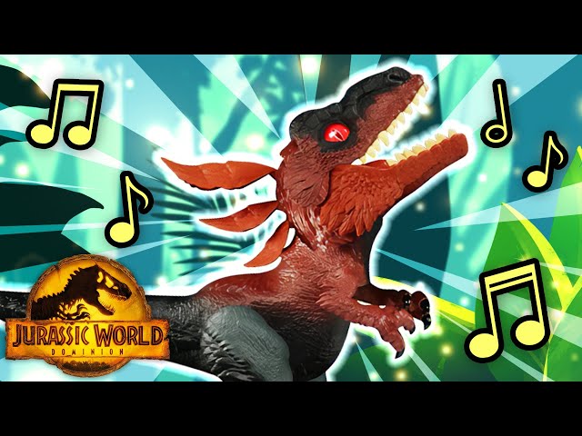 Jurassic World Official Music Video 🦖🎶 | UNCAGED ULTIMATE PYRORAPTOR | Mattel Action! class=