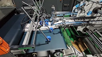 1250 Automatic lock bottom folder gluer testing before delivery#turkey#