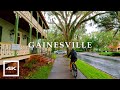 Gainesville florida on a rainy day  walking tour 2023  4kr 60fps