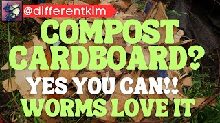 How To Compost With CARDBOARD