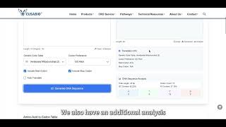 How to Use CUSABIO's Protein to DNA Sequence Converter?
