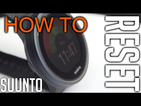 How to reset Suunto watches