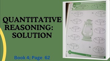 Quantitative Reasoning Solutions for Primary|Lantern Steps Quantitative Reasoning Examples Book 4