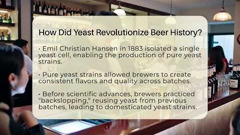 How Did Yeast Revolutionize Beer History? - The Pint Guy