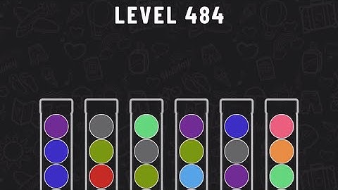 Ball Sort Puzzle Level 484 #ballsortpuzzle #ballsortpuzzlegameplay #puzzlegame #mobilegames